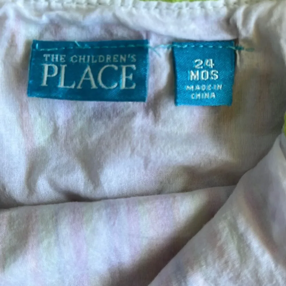 Children’s Place Baby Girl 24mo Colorful Sundress Pink Purple Lime - Picture 4 of 10